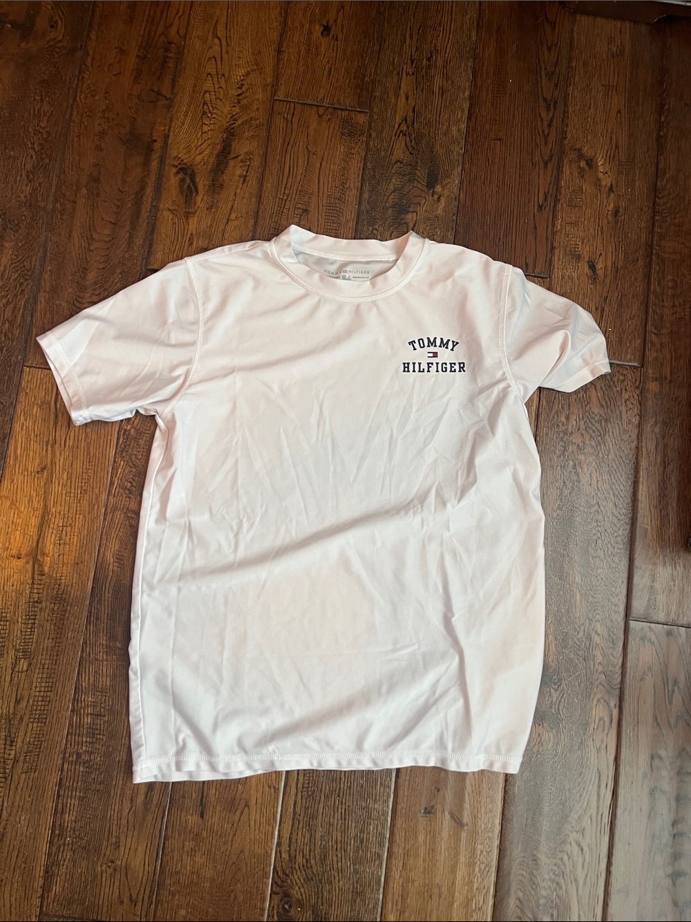 Tommy Hilfiger White Short-Sleeve Logo Tee